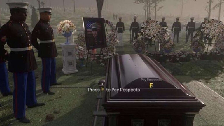 Press F to pay Respects - Presiona F para rendir respeto