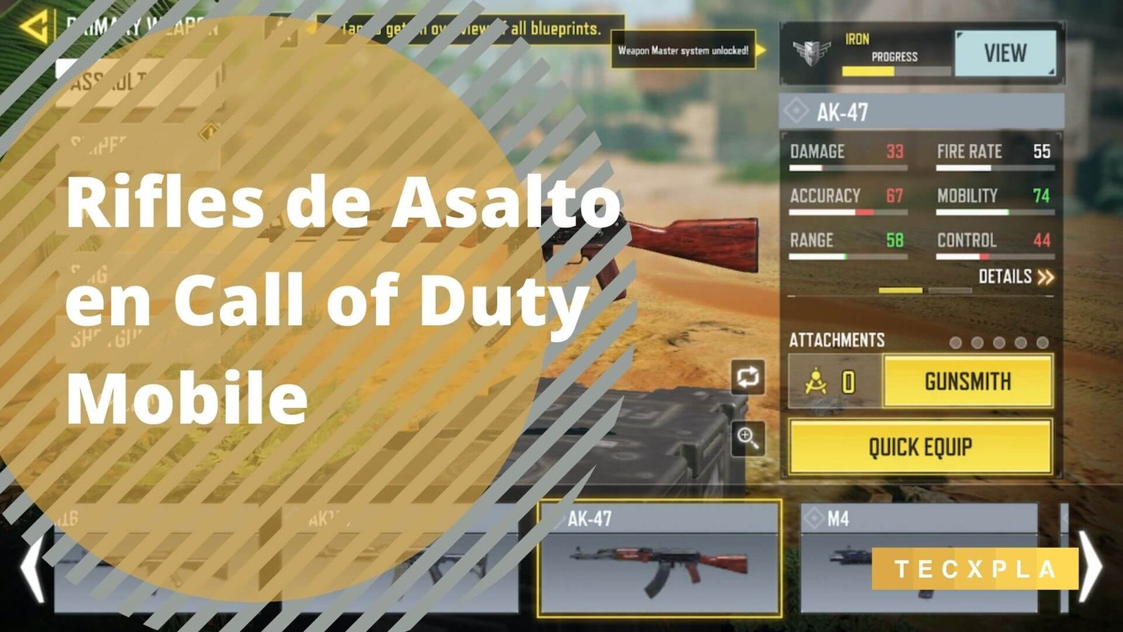 En este momento estás viendo Rifles de asalto en Call of Duty Mobile